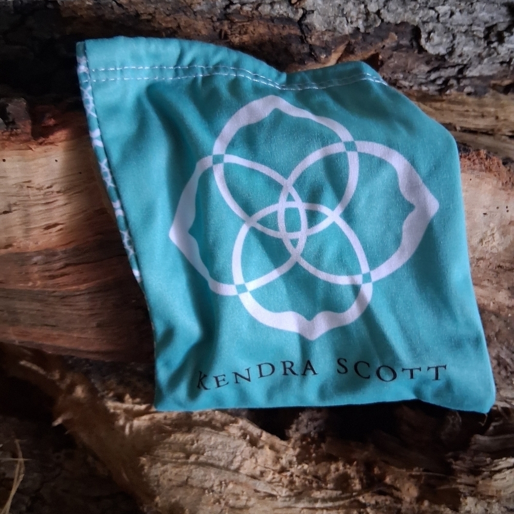 Kendra Scott Teal Jewelry Pouch